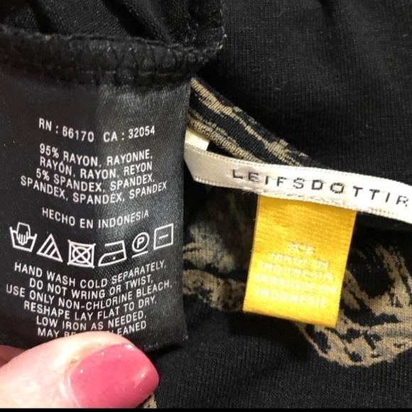 ANTHRO-LEIFSDOTTIR-FLATTERING Floral Midi Dress - Picture 7 of 7